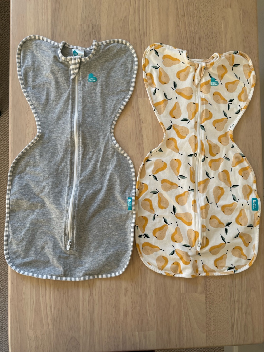 Love To Dream Swaddle Up Sleep Sack. Set of 2. Size small. 1.0 tog.